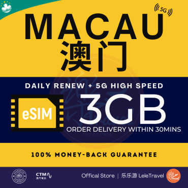 eSIM Macau 澳门 Daily GB