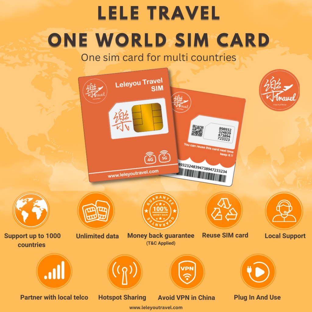 Leletravel【韩国 Sim Card】【 Korea Sim Card 】【4G/5G High‑Speed SIM Card 】+ Free Gift🔥 - Image 2