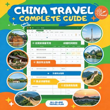 leletravel China Travel Guide | 中国旅游攻略｜Ready-Made Itinerary + Budget Planner Template