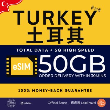 Leletravel【土耳其 eSIM 】【 Turkey eSIM 】4G/ 5G High Speed eSIM 🔥